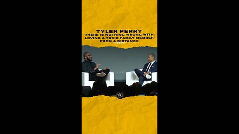 @tylerperry There is nothing wrong with loving a toxic family member from a distance