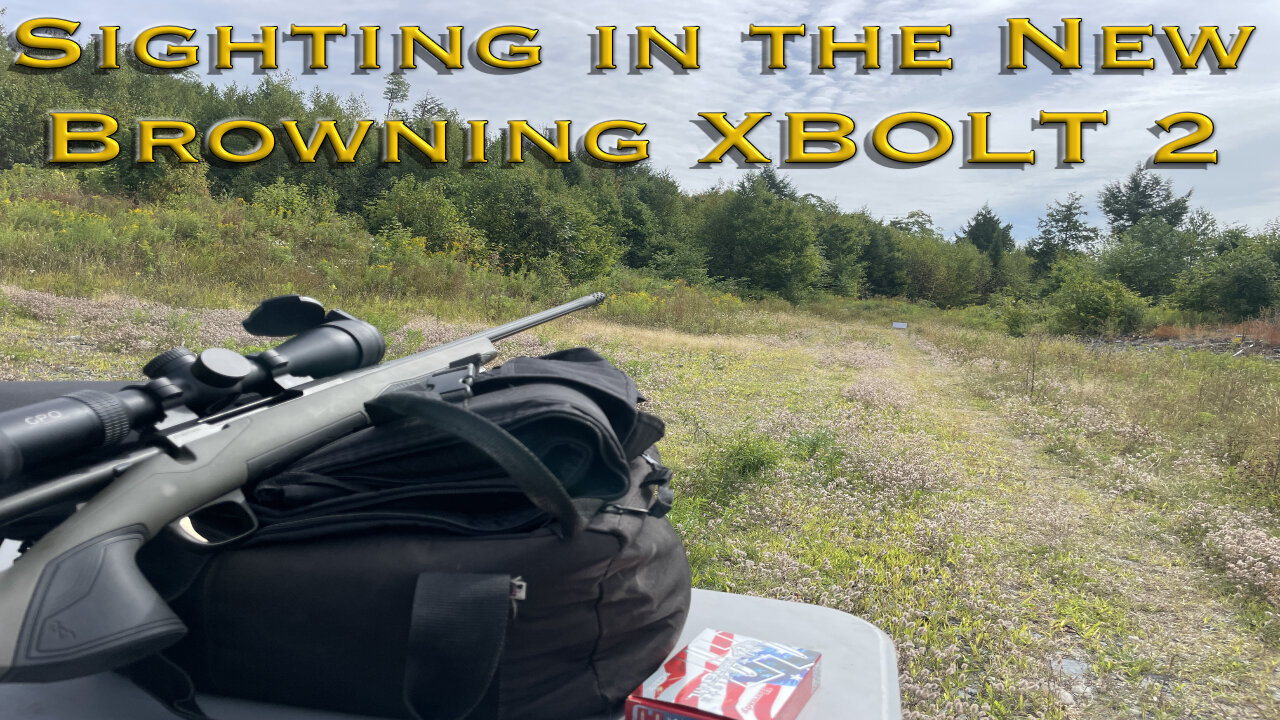 Sighting in the New Browning XBOLT 2