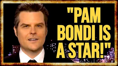 Matt Gaetz PRAISES BONDI, Shuts Down "Trump Summit" Rumors