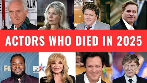 Australian and Oversees Actors Who Died In 2025