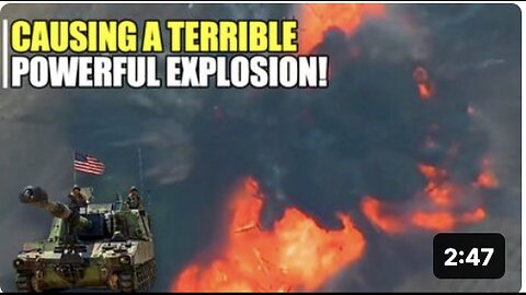 "American M109A6 Paladin Engulfed by Russian Drone: A Stunning Revelation!"