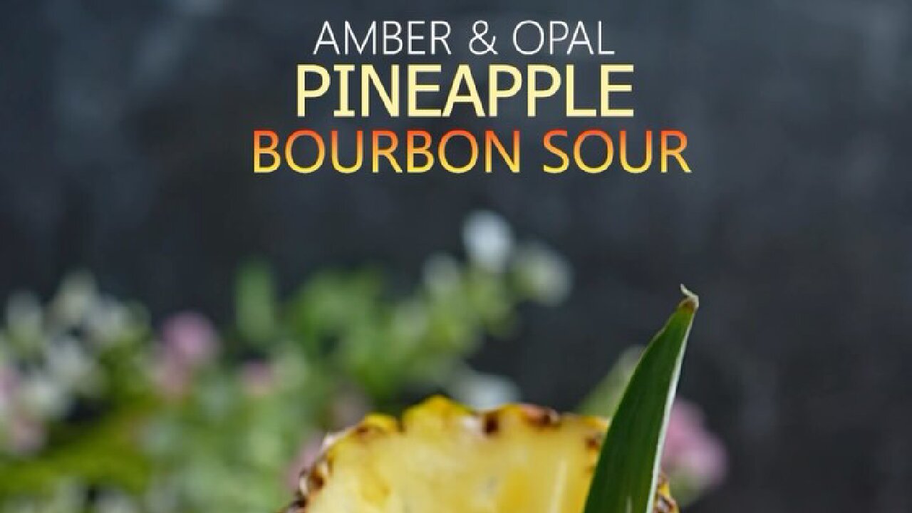 COCKTAIL PINEAPPLE HONEY BOURBON SOUR