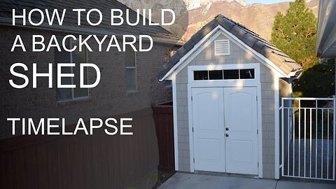 How To Build Shed in 3 minutes Step By Step