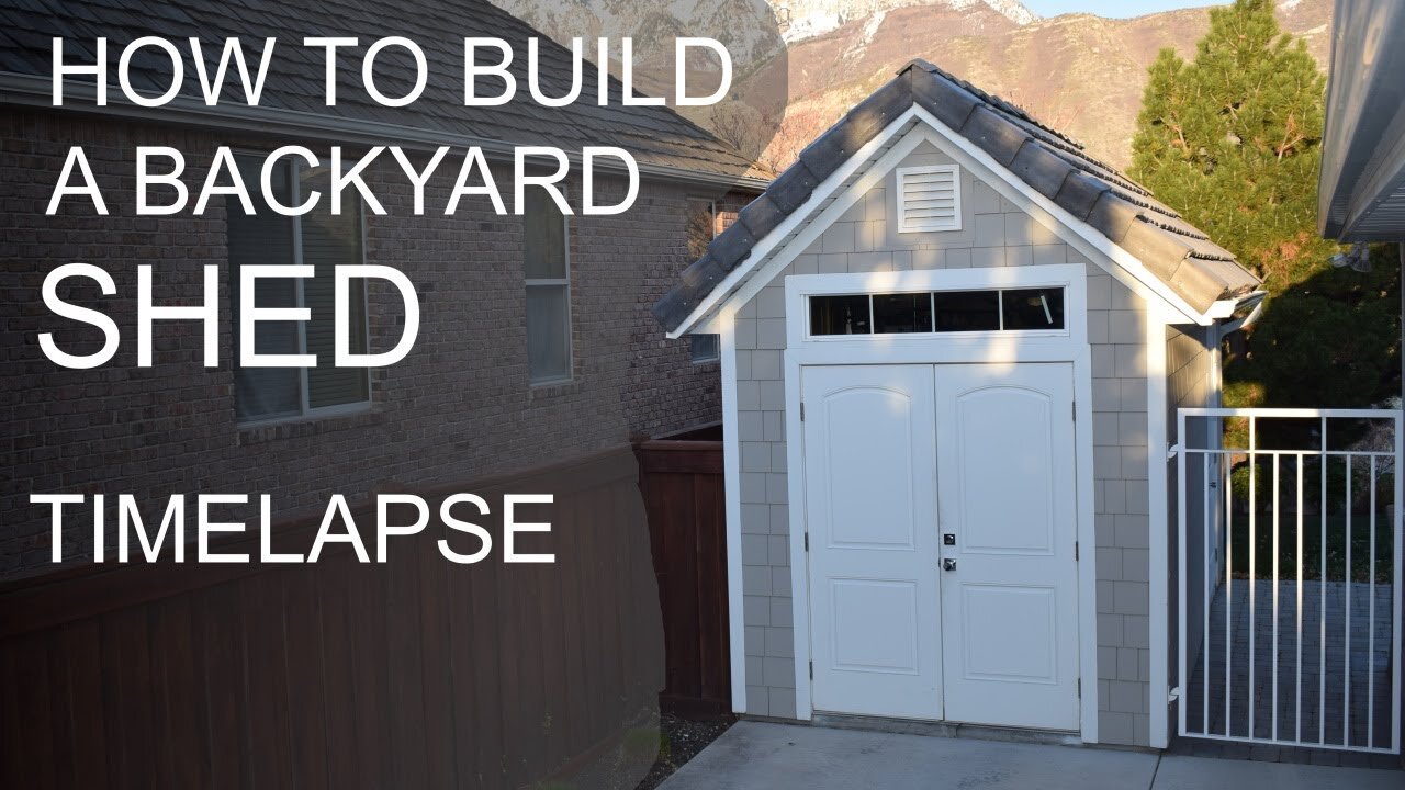 How To Build Shed in 3 minutes Step By Step