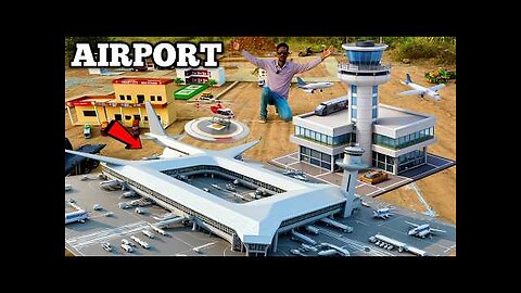 I Build New Massive Airport with Helipad RC Vehicle - Chatpat toy TV
