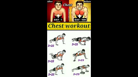 Best chest workout at home no equipment #chest#homeworkout#noequipment