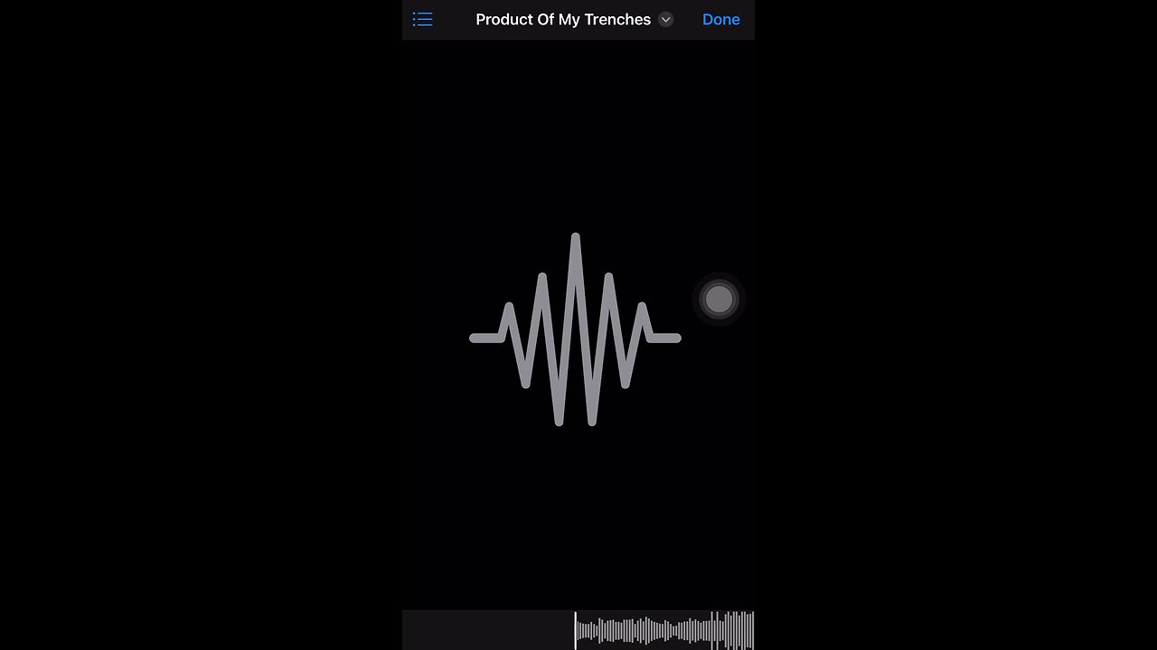 Product Of My Trenches