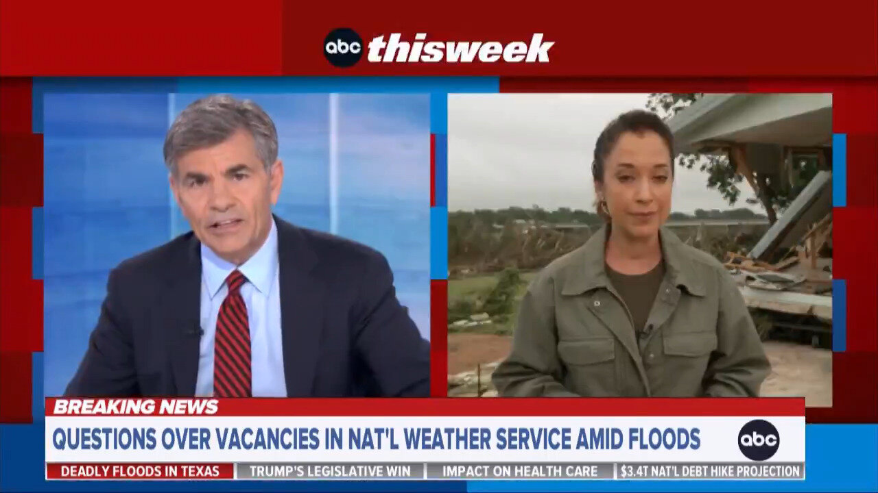 Stephanopoulos Lying: Significant Staffing Shortfalls To The National Weather Services In The Region