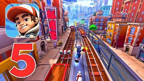 Subway Surfers City - Gameplay Walkthrough Part 5 - Run More (iOS, Android)