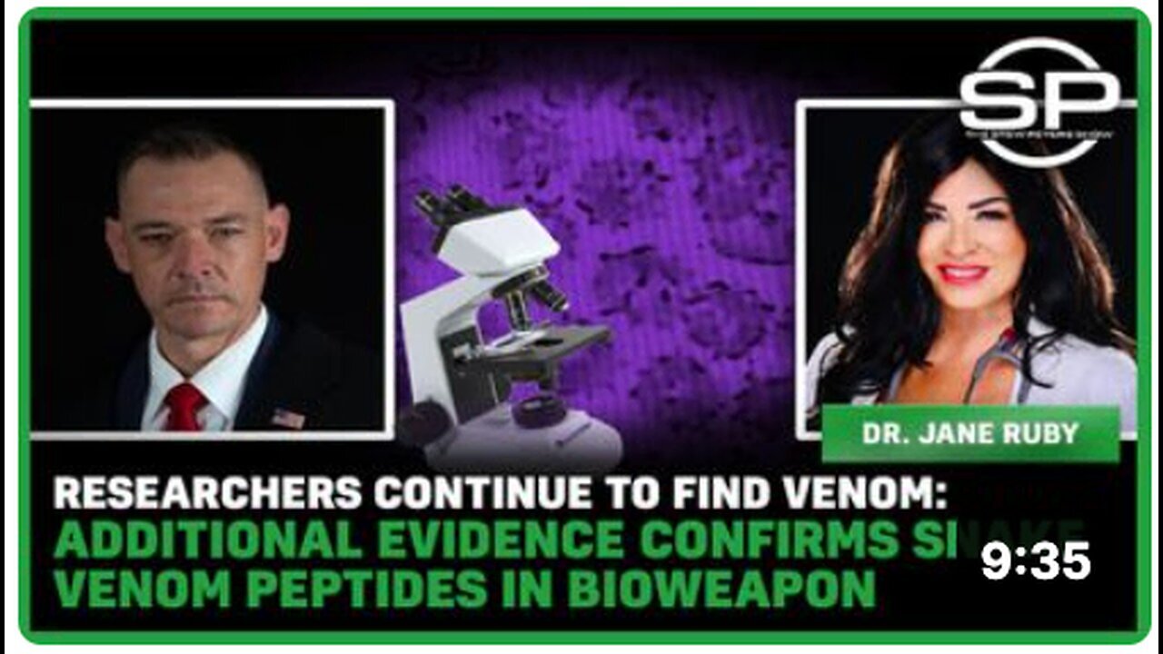 "New Studies Validate Presence of Snake Venom Peptides in Bioweapons"
