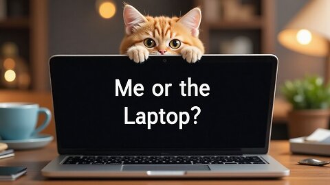 Cat Sitting on Laptop? Here's the Real Reason! 🐾