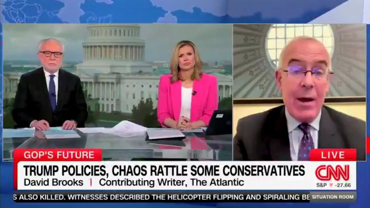 David Brooks Having A Normal One: Saying Trump Admin. Is Like Something Out Of A George Orwell Novel