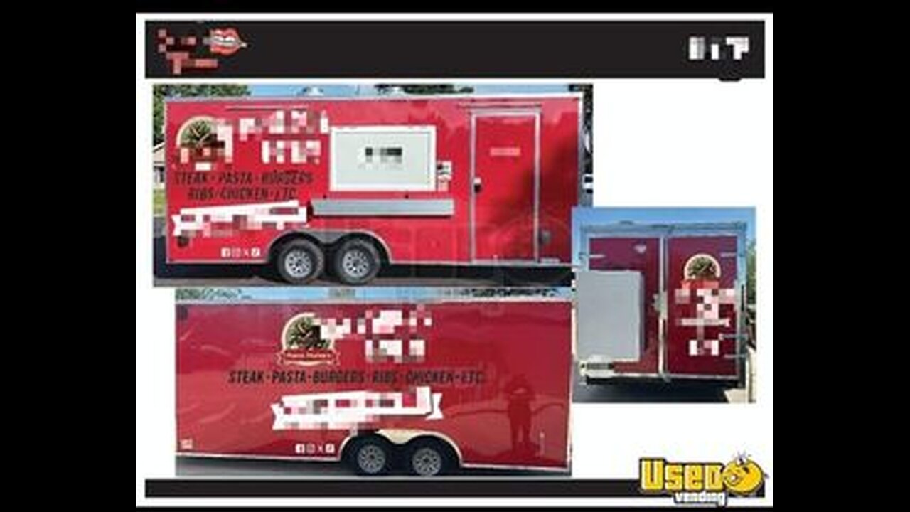 2024 8.5' x 20' Diamond Cargo Kitchen Food Concession Trailer for Sale in Florida!