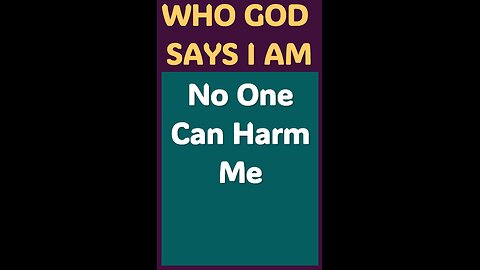 NO ONE CAN HARM ME #wordofgod #Jesus #God #healing #spirituality #love #blessings #wisdom #forgive