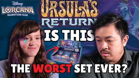 We Open A Box of Lorcana's Most INFAMOUS Set | Disney Lorcana Ursula's Return | Booster Box Break