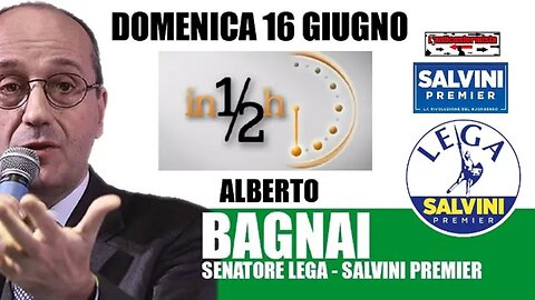 🔴 Alberto Bagnai ospite a "mezz'ora in più" del 16.06.2019.