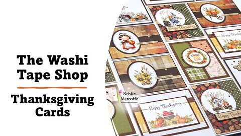 Thanksgiving Cards | The Washi Tape Shop