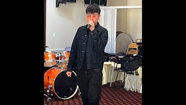 Picture with Singer Sunny Tin Lung Yu (prior to concert) Midsummer Concert in San Francisco 8/23/25