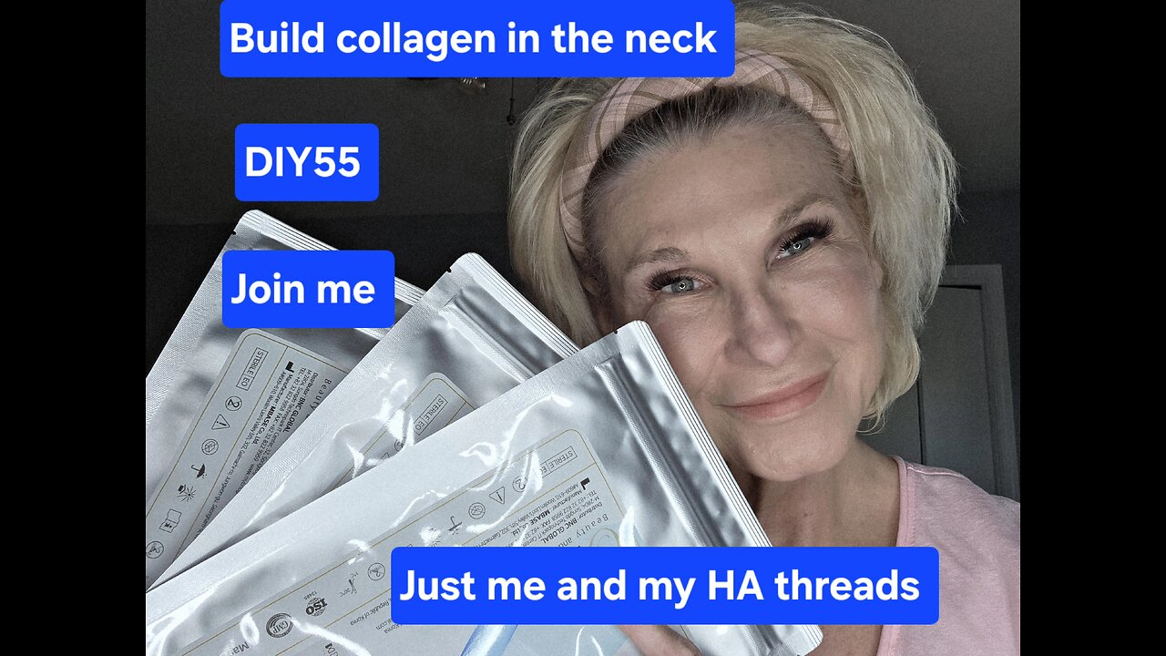 Lets build lasting Collagen in the neck Acecosm.com DIY55 PDO threads