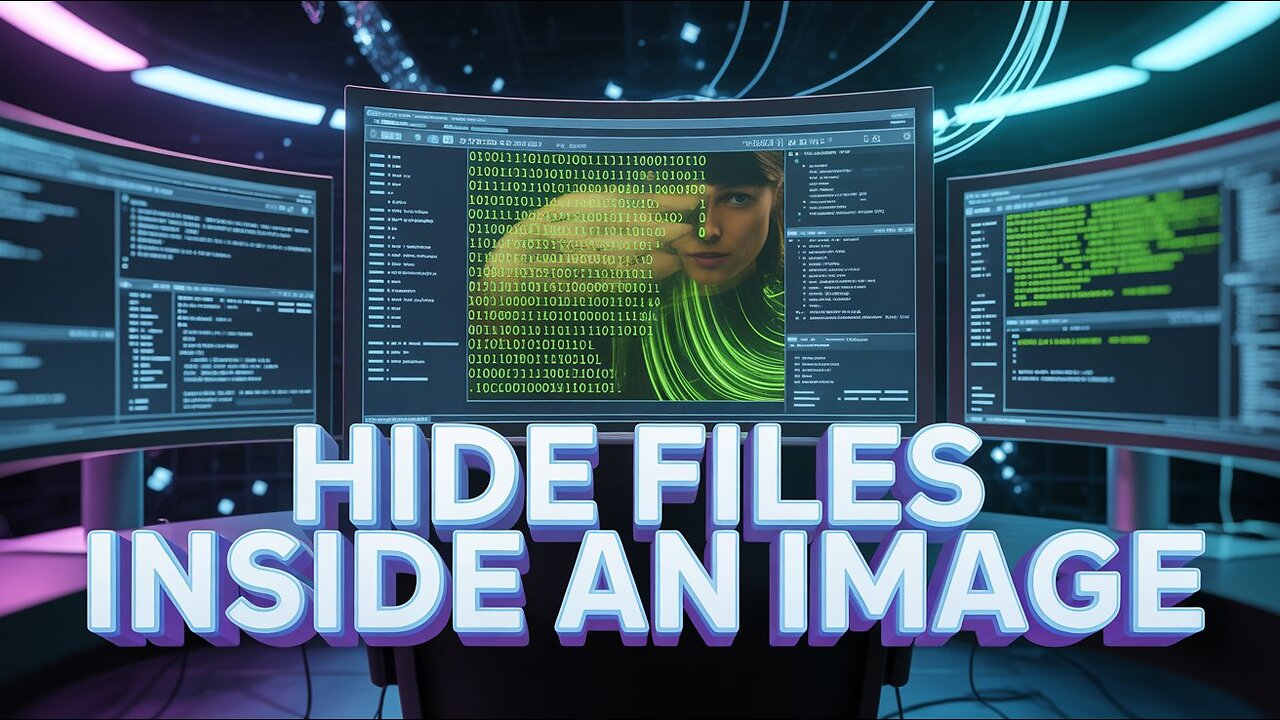 How to Hide Files or Secret Text Inside an Image | Invisible Data Trick | Steganography Tutorial