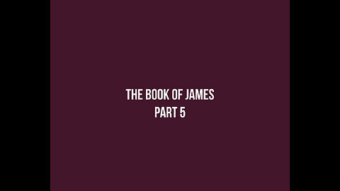 The Book of James: When was it written?