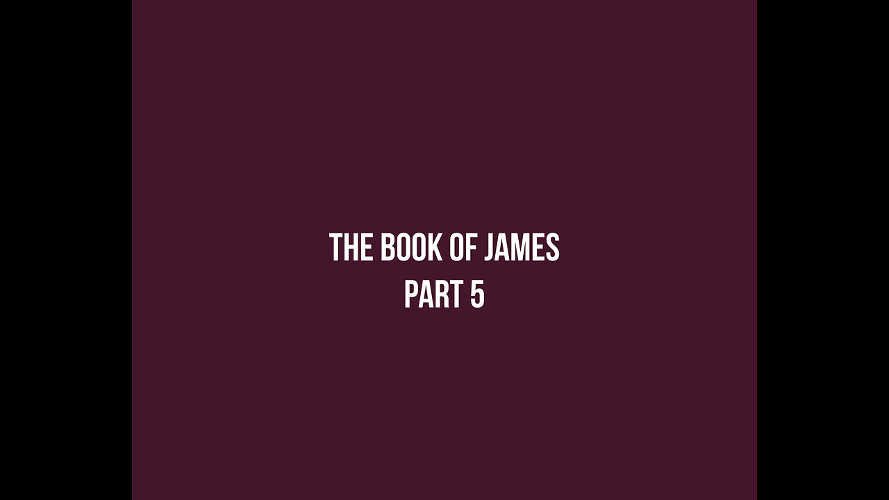 The Book of James: When was it written?