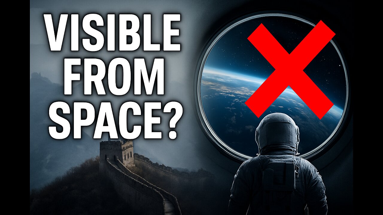 You’ve Been Lied To About the Great Wall of China… It’s NOT Visible