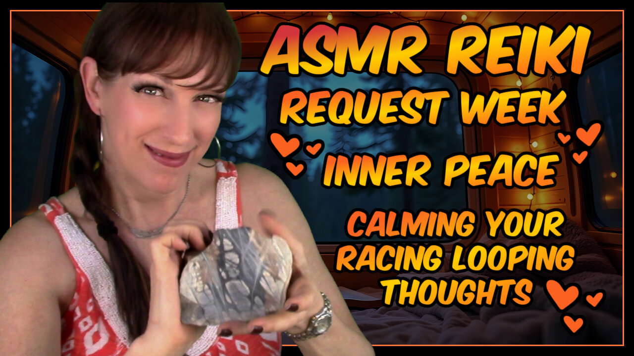 ASMR Reiki ✨Calming Racing Thoughts😬Feel Inner Peace & Calming Energy ✋💙🤚528 Hz Clearing