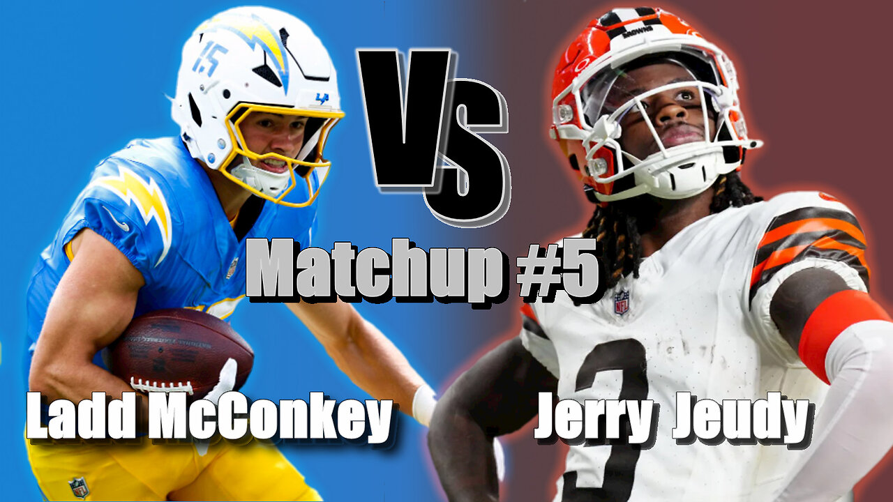 McConkey VS Jeudy : WR1 Elimination Bracket Matchup #5