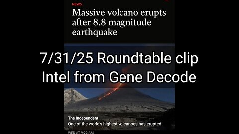 The real cause of the massive 8.8 Russia earthquake on 7/29/25