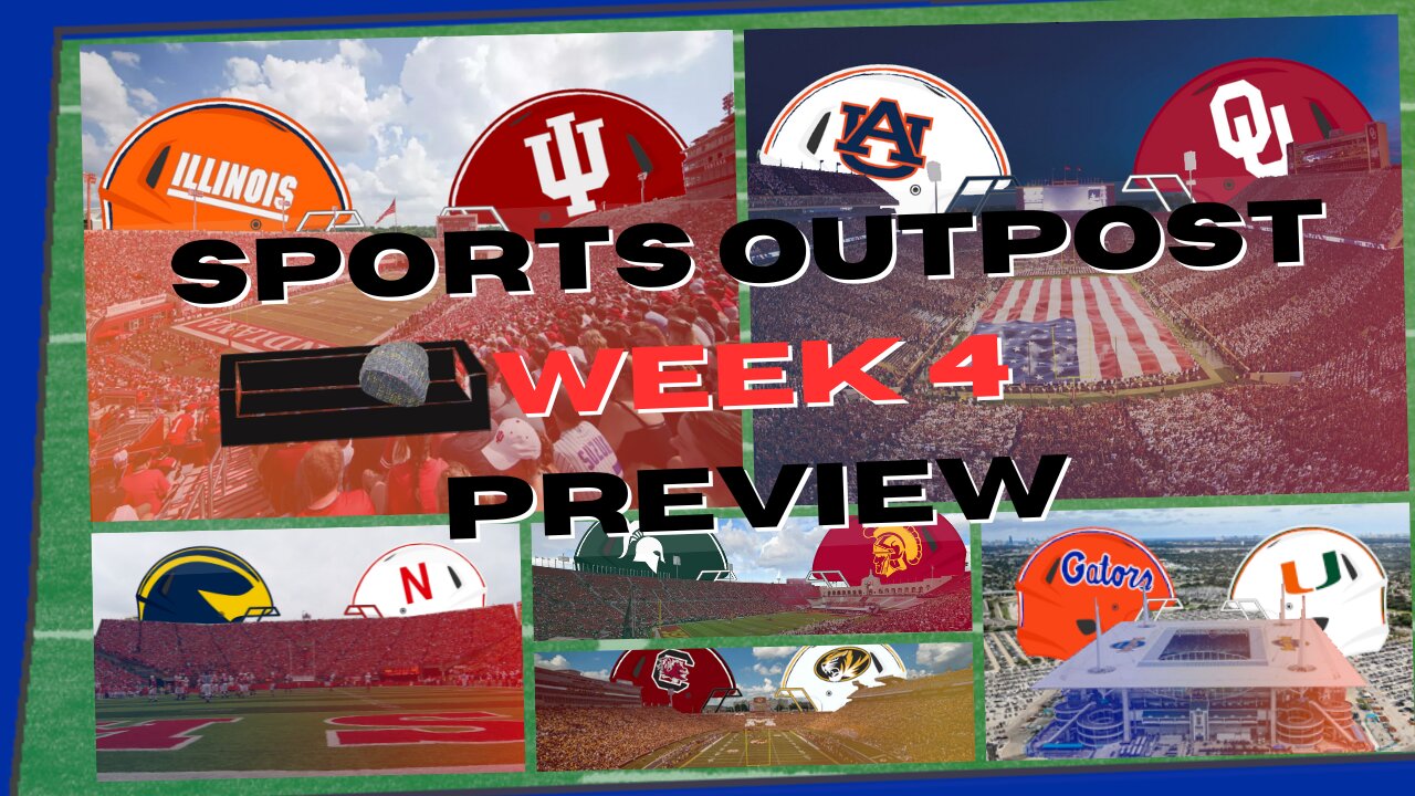 Auburn vs Oklahoma | Illinois vs Indiana | Michigan v Nebraska | South Carolina vs Missouri - SpOp CFB Week 4 Preview
