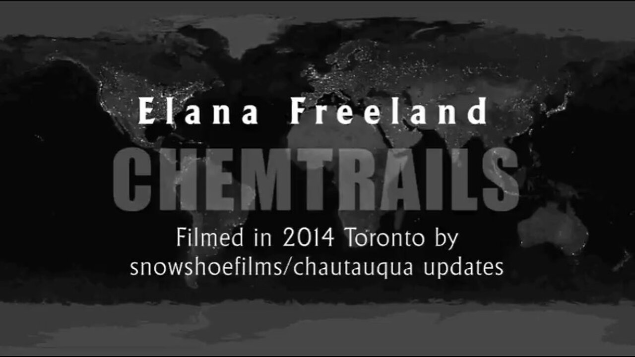 Elana FreeLand On Chemtrails - Please Share