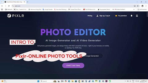 Intro to Pixlr-online photo tools