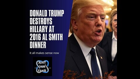 Donald Trump Destroys Hillary at 2016 Al Smith Dinner