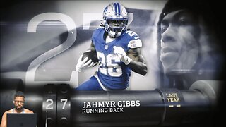 CHANNELADRIANTV Reacts | 27: Jahmyr Gibbs (RB, Lions) | Top 100 Players of 2025