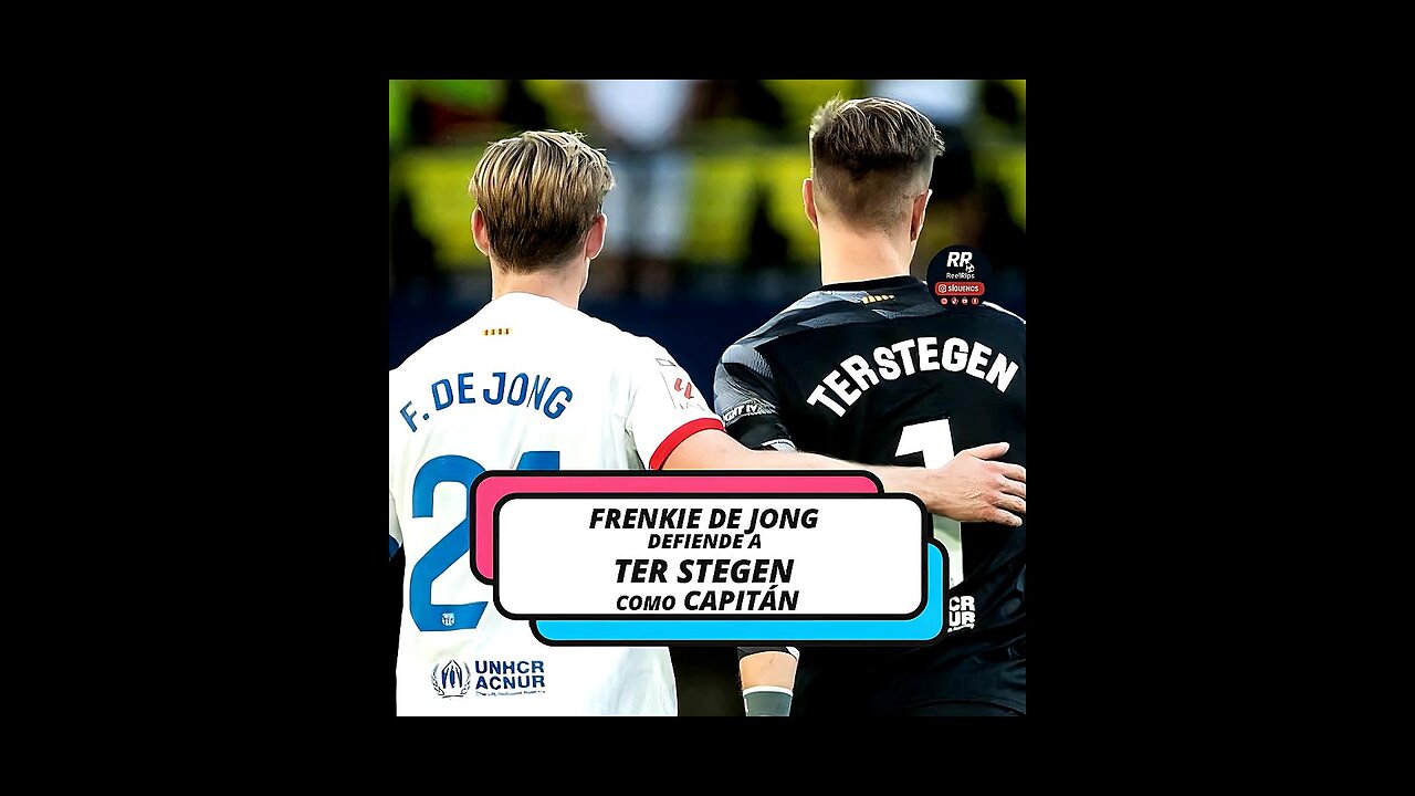 🧤 TER STEGEN SIGUE SIENDO EL CAPITÁN PARA DE JONG 💬 #barça #capitán