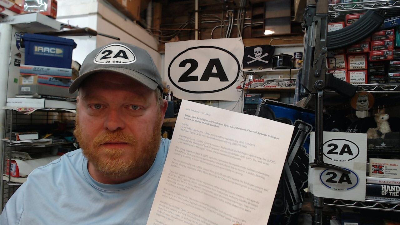 Appeals Court Rules Against Michigan Gun Rights Groups - OMA During Gun Control Hearings