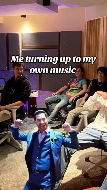 Me turning up to my own music 😂