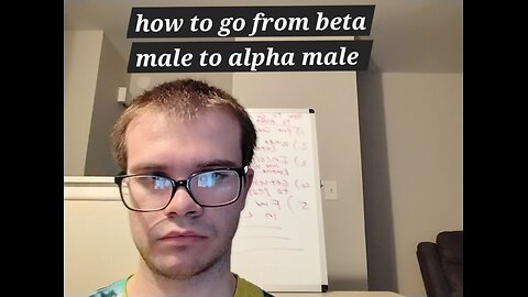 how to go from beta male to alpha male
