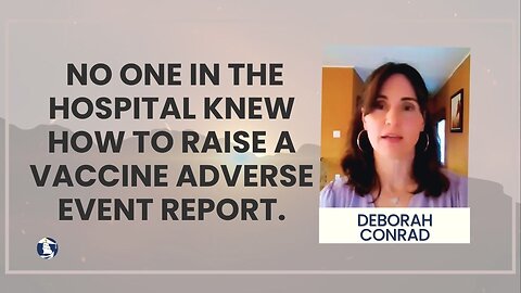 No one in the hospital knew how to raise a Vaccine Adverse Event Report.