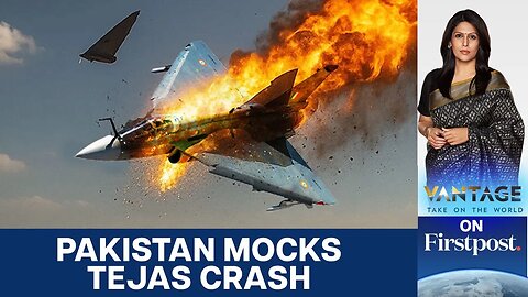 Pakistani Accounts Target India After Tejas Crash Kills IAF Pilot in Dubai | Vantage | Palki Sharma