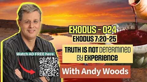 Exodus 024 – "Apathetic Toward God." Exodus 7:20-25. Dr. Andy Woods - 11-16-2025.