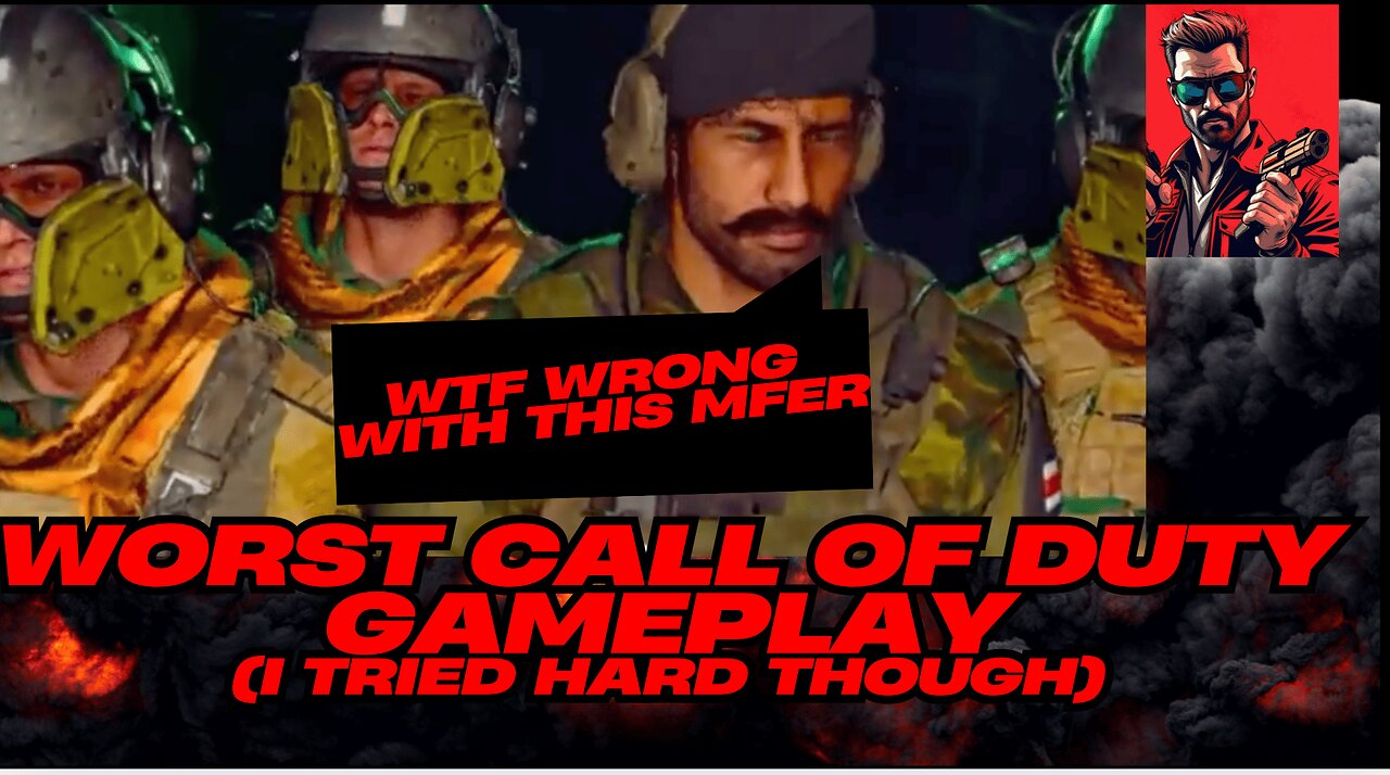 Damn this call of duty gameplay was TERRIBLE