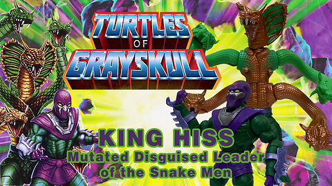 King Hiss - Turtles of Grayskull - Unboxing & Review