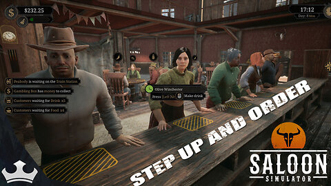 Step Right Up And Order Yourself A Drink | Saloon Simulator