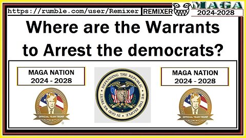 Where are the Warrants to Arrest the democrats?