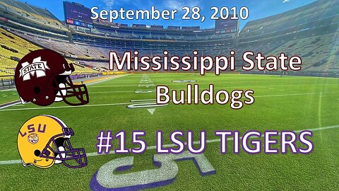 9/28/10 - Mississippi State vs #15 LSU