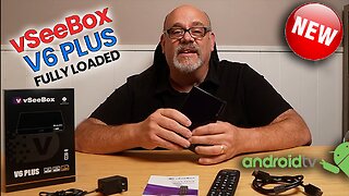 NEW vSeeBox V6 Plus FULLY LOADED AndroidTV Box w/Lifetime Apps!