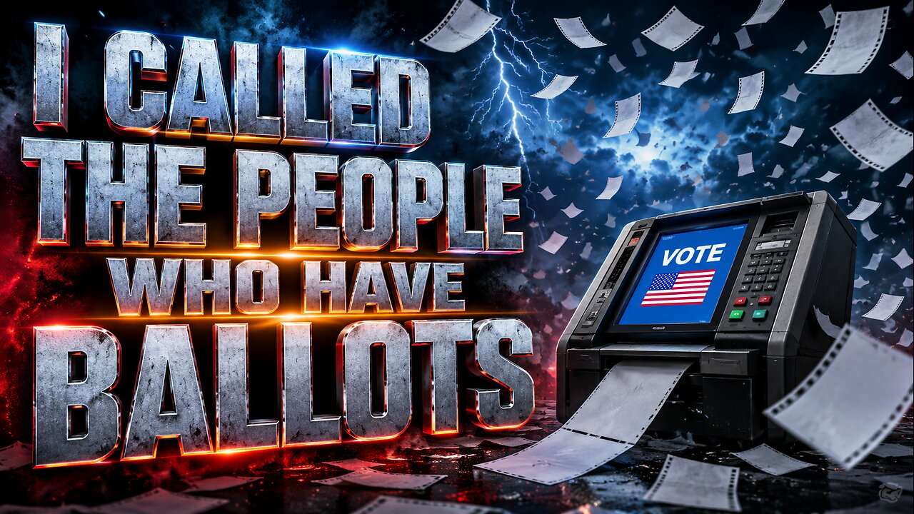I Called The People Who Have The FAKE Ballots
