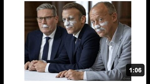 Full Macron, Starmer, and Merz video from another angle....